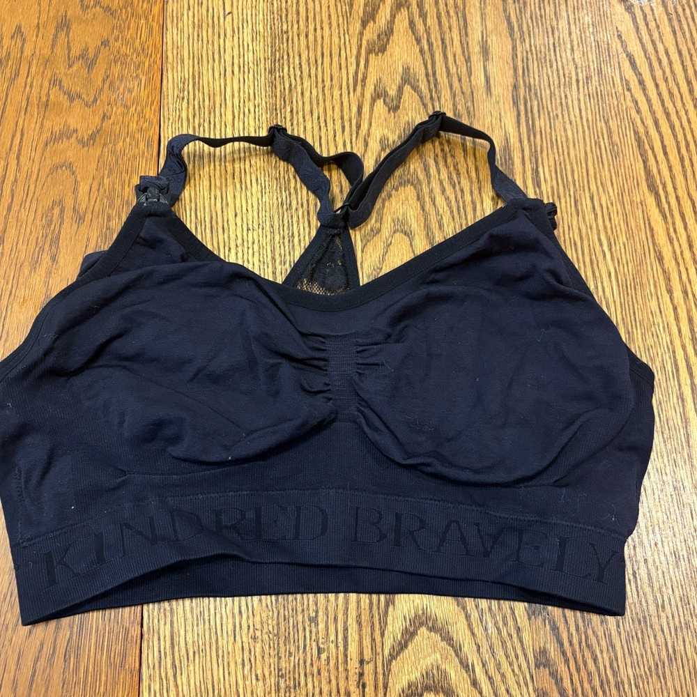 Kindred Bravely Midnight Black Nursing Bra